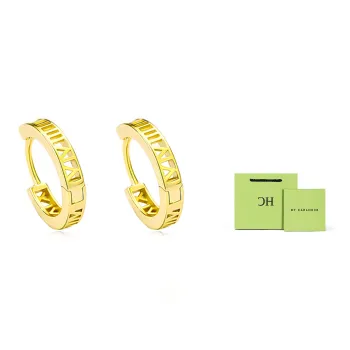 CARLHEIM Alloy Stud Earrings Unisex