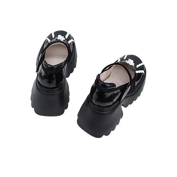 Yikes Casual Single Shoes Women's Gray-3