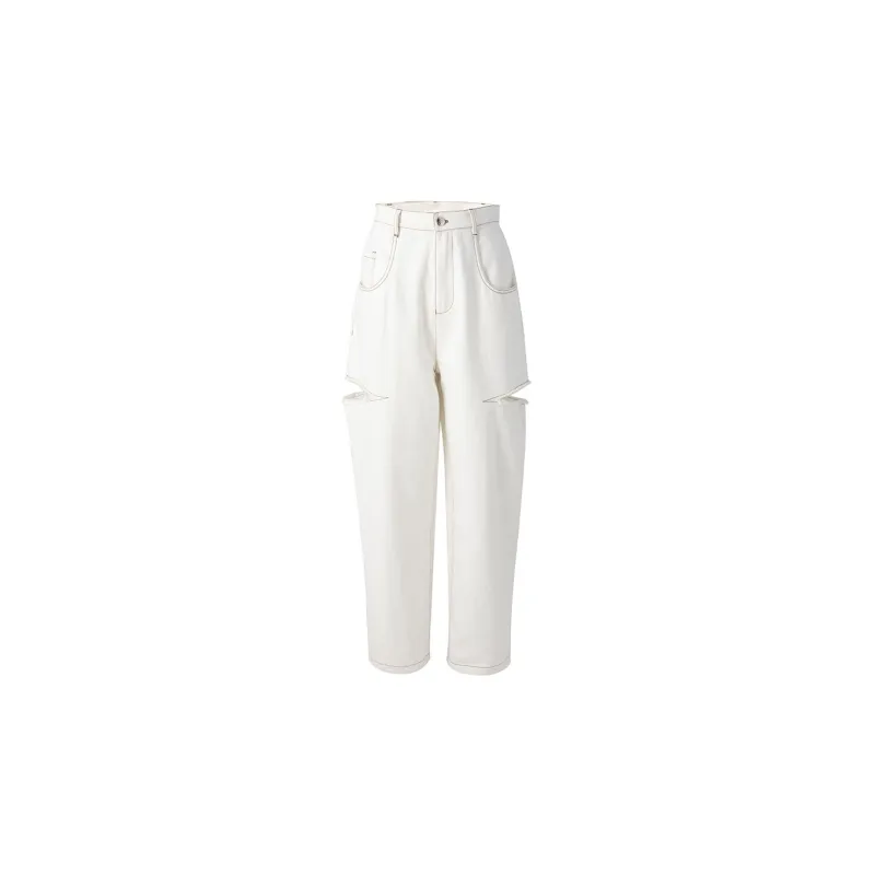 Charlie Luciano Jeans Unisex White-0