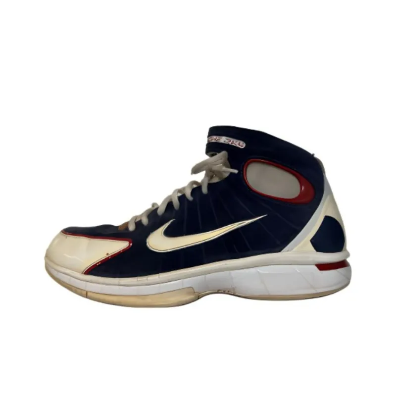 Nike Anti-Slip Wear-Resistant High-Top Running Shoes Men's Blue-0