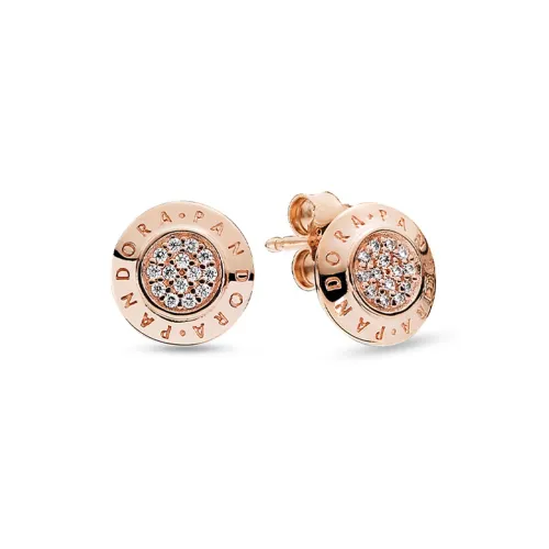 Pandora Stud Earrings Women's Rose