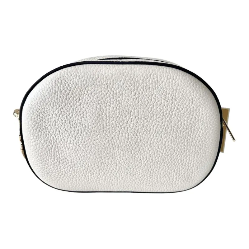 MICHAEL KORS Jet Set Leather Shoulder Bag, Crossbody Bag Trumpets Women's Cream White-4