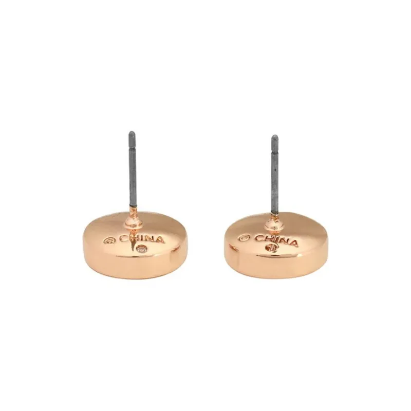 COACH Stud Earrings Women's Rose Gold-1
