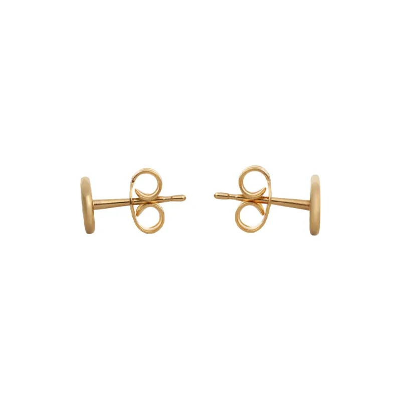CELINE Maillon Triomphe Studs In Yellow Gold-2