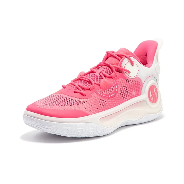 361° AG 4 SOAR Basketball Shoes Men Low Top Cyclamen Pink/361 Degrees White-1