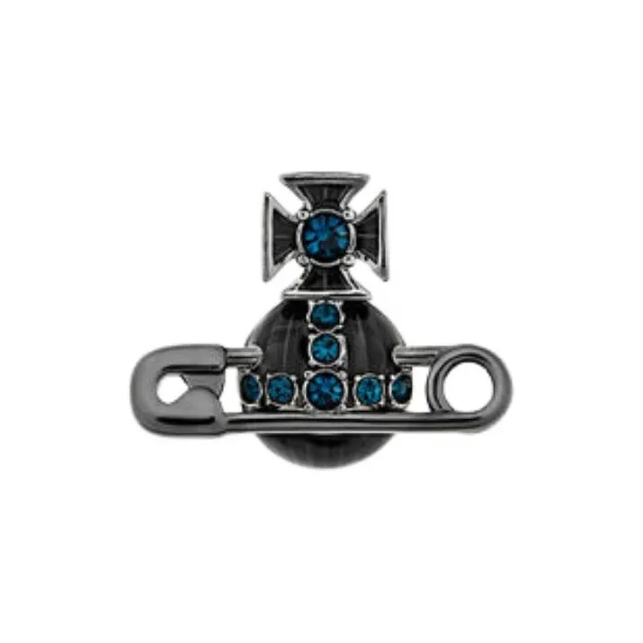 Vivienne Westwood Brass Stud Earrings Men's Gray-0