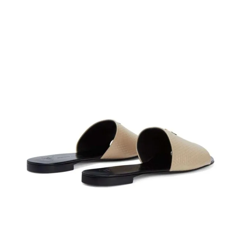 Giuseppe Zanotti Shirley Geometric embossed Slides Women's-3