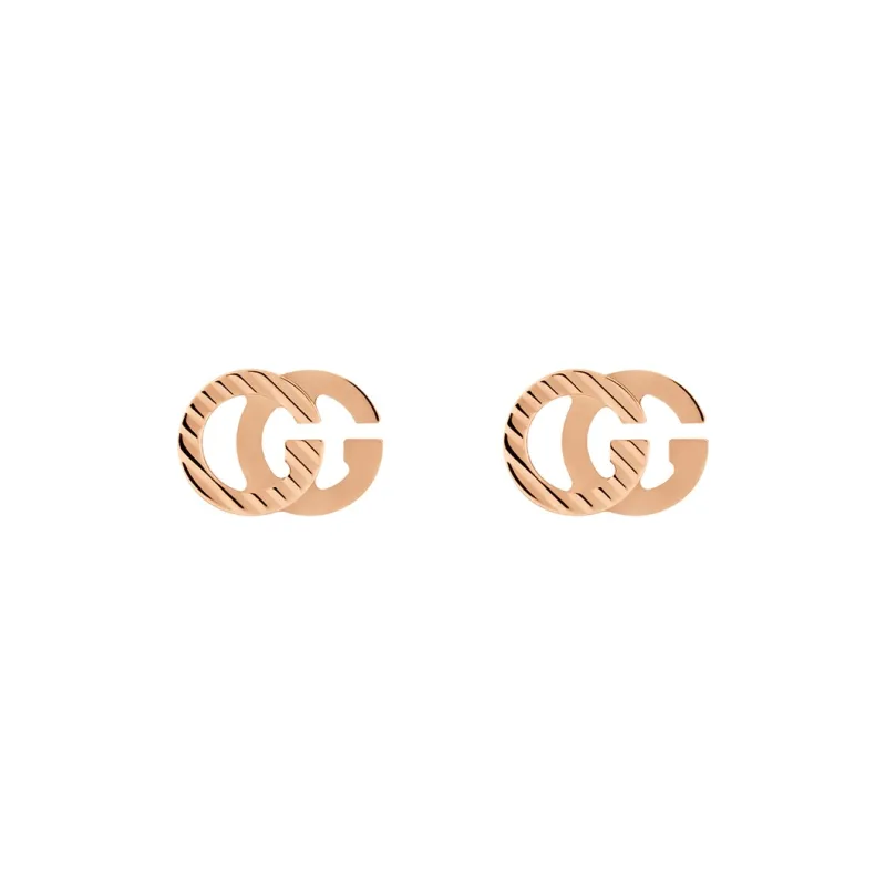 GUCCI Stud Earrings Women's Rose Gold-0