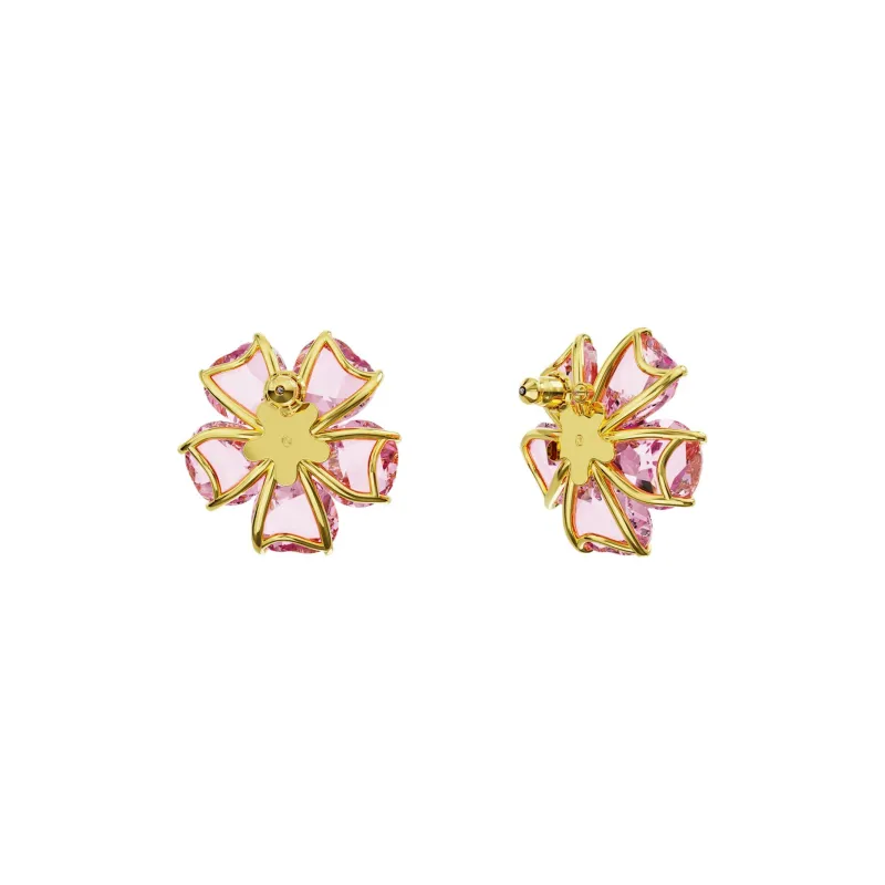 Swarovski Florere Faux Crystal Stud Earrings Women's-3