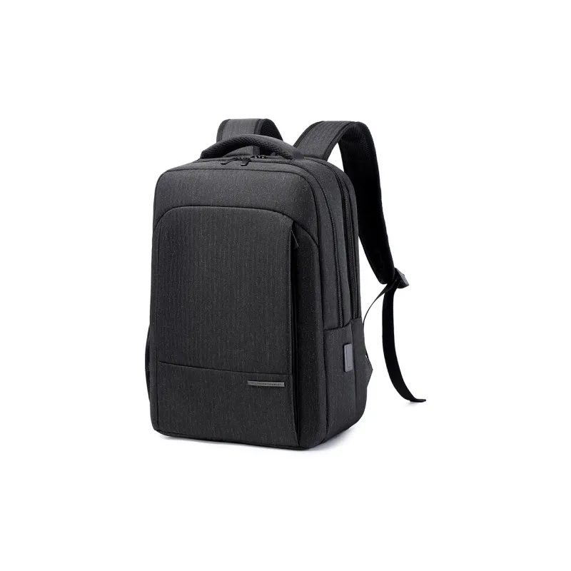 Victorian Traveler Oxford Backpack Laptop Bag Backpack Regular Unisex Graphite Black-1