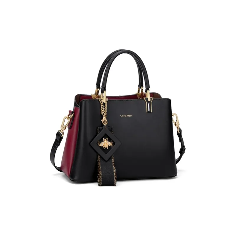 Simvay Clos Cow Leather With Synthetic Leather Handbag Crossbody Bag Mom Bag Tote Bag Medium Size Women's-2