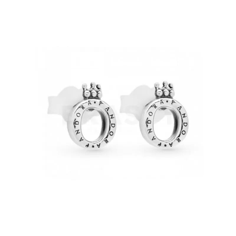 Pandora 925 Sterling Silver Stud Earrings Women's-1