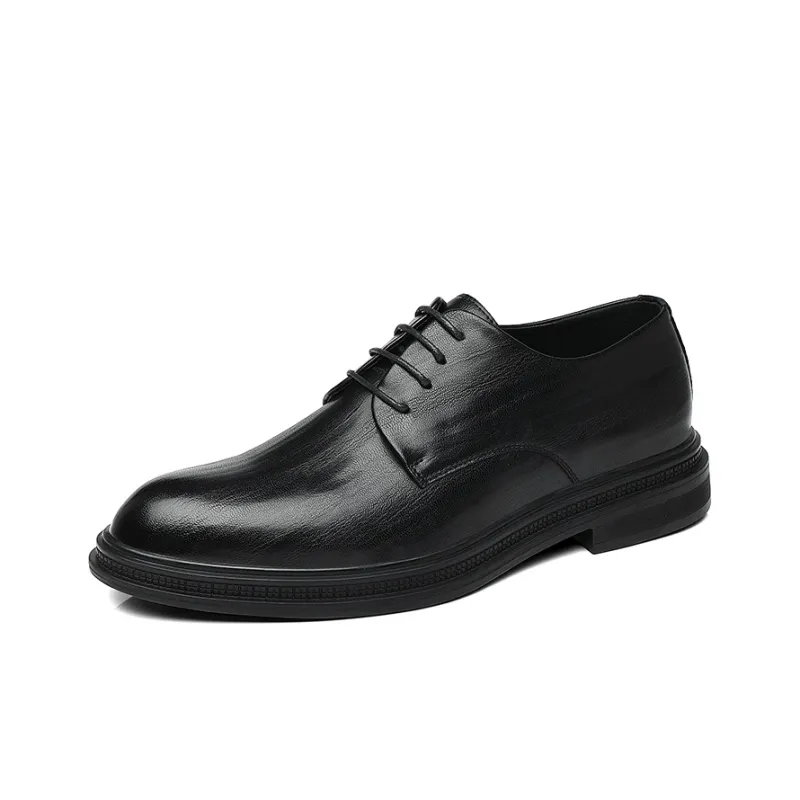 Shanpijiang Dress Shoes Men's Black Brown-0