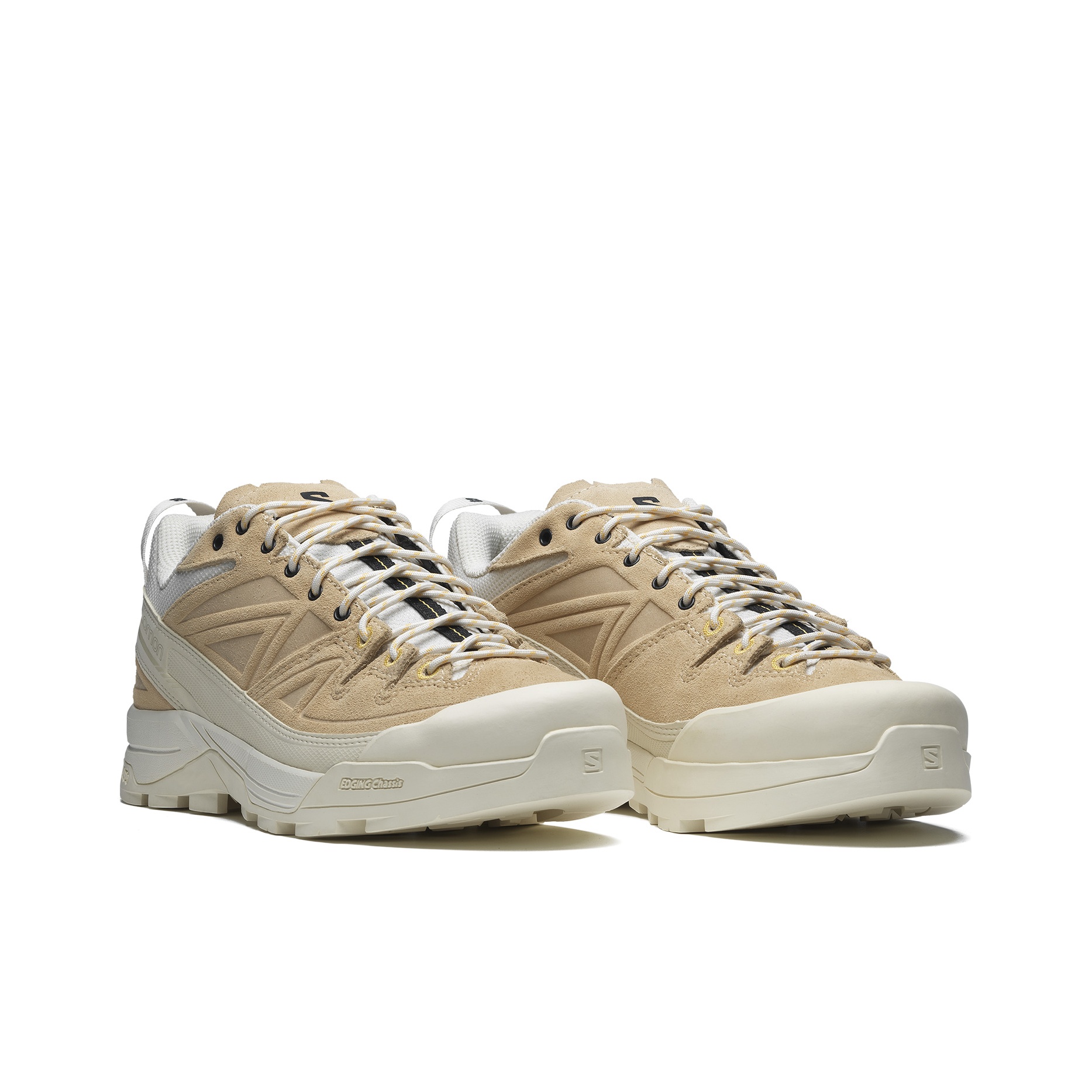 ★韓国の人気★【Salomon】★X-ALP★White★スニーカー ☆salomon☆X-ALP LEATHER☆ホワイト/ベージュ☆ (Salomon