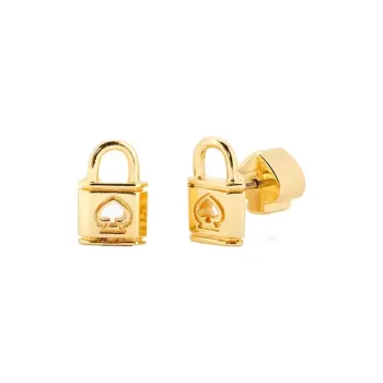 Kate Spade Copper Stud Earrings Women's Gold