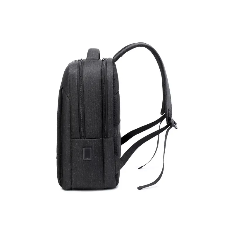 Victorian Traveler Oxford Backpack Laptop Bag Backpack Regular Unisex Graphite Black-3