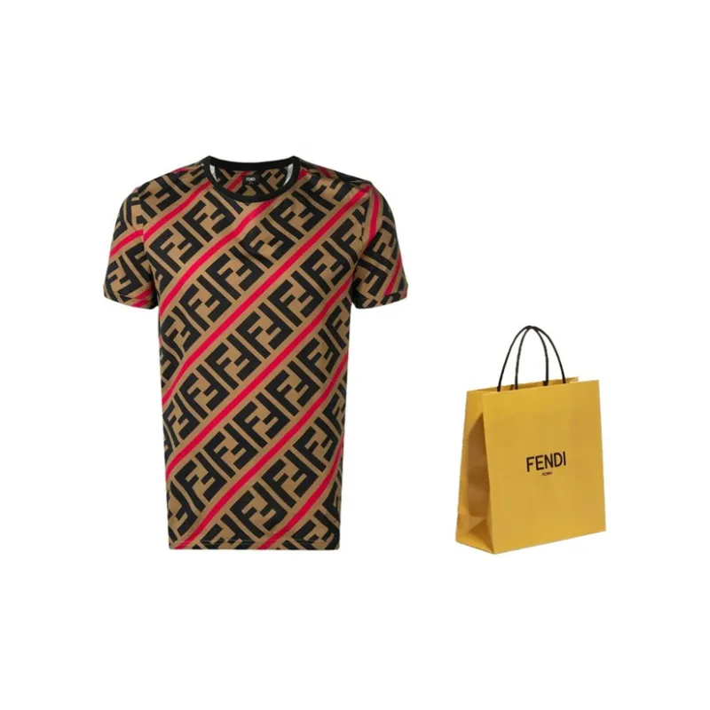 FENDI Ff Monogram Printed T shirt-2