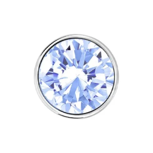 Swarovski Stud Earrings Unisex Blue-1