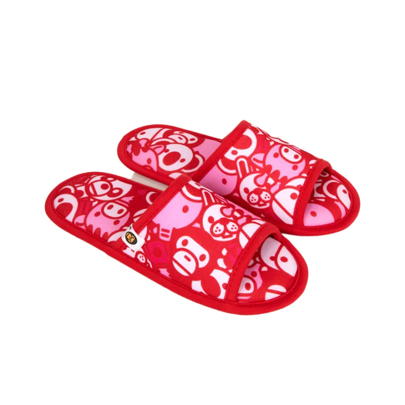 Aape Slide Slippers Women's Red-1