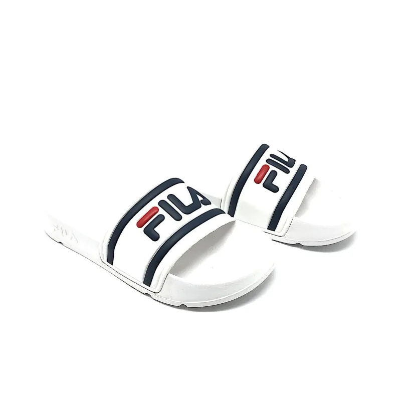 FILA Slide Slippers Women's White Black-3
