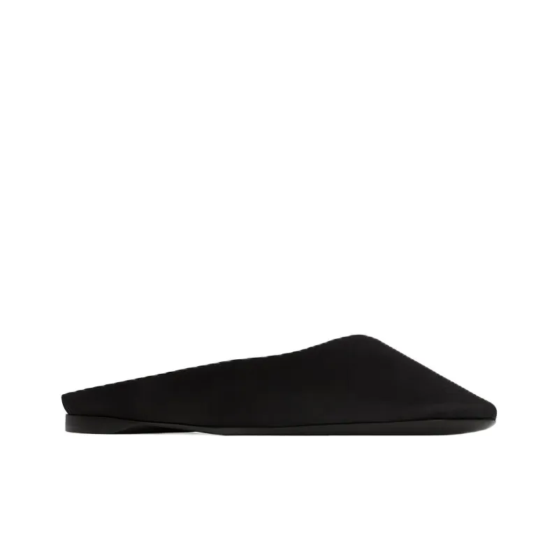 SAINT LAURENT Lido Silk-crepe Slippers-2