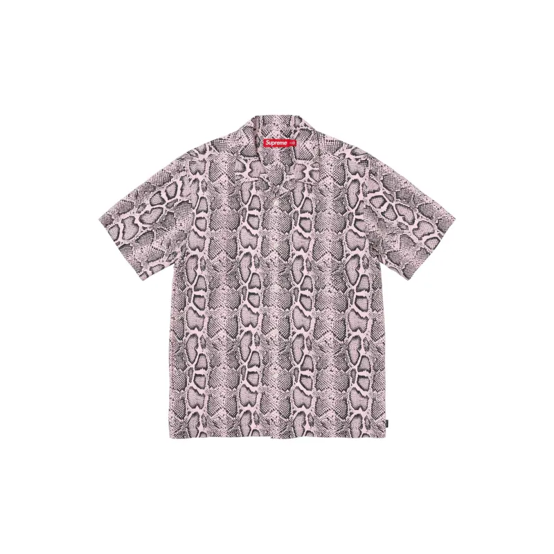 Supreme Snake S/S Shirt Pink L - POIZON