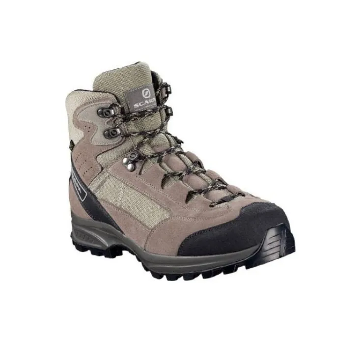 SCARPA Kailash Lite GTX Cushioned Anti-Slip Wear-Resistant And Water-Resistant High-Top Hiking Shoes Unisex Gray Brown-1