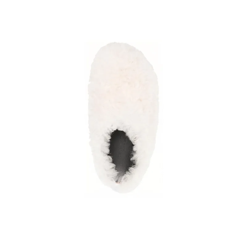 MARNI Abrasion Resistant Closed Toe Slippers Women's White-4