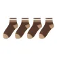 4 Pack, Sock Body Brown