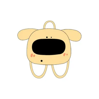 NEARAY Salt Loving Fish, Collaboration Polyester Backpack Medium Size Unisex Golden Retriever