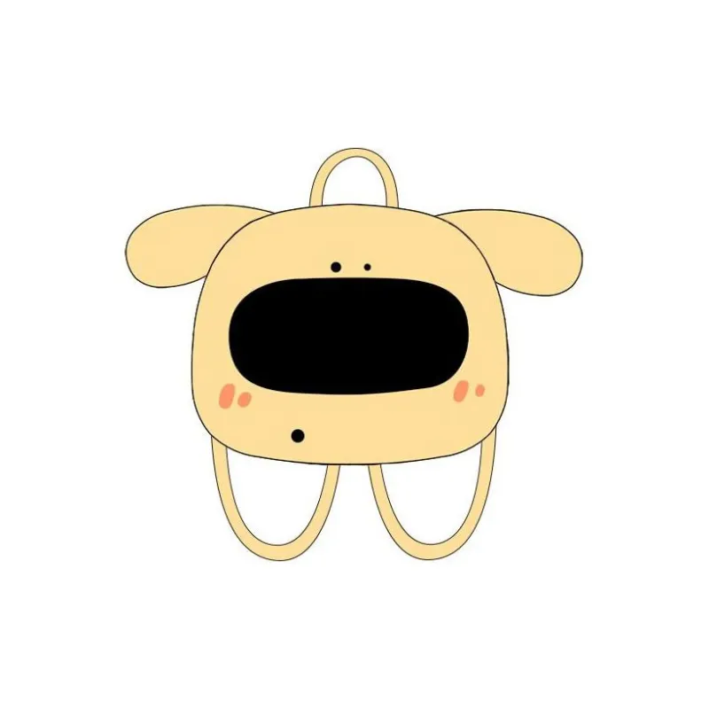 NEARAY Salt Loving Fish, Collaboration Polyester Backpack Medium Size Unisex Golden Retriever-0