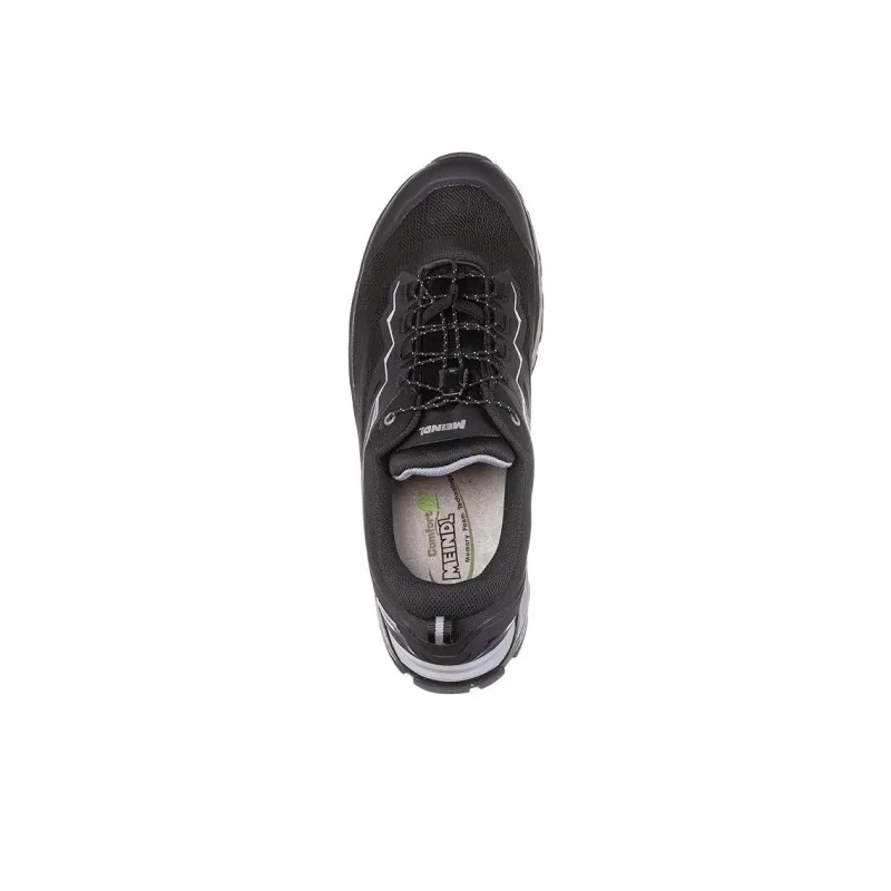 MEINDL Power Walker Wear-Resistant Low-Top Outdoor Shoes Men's Black Silver-3