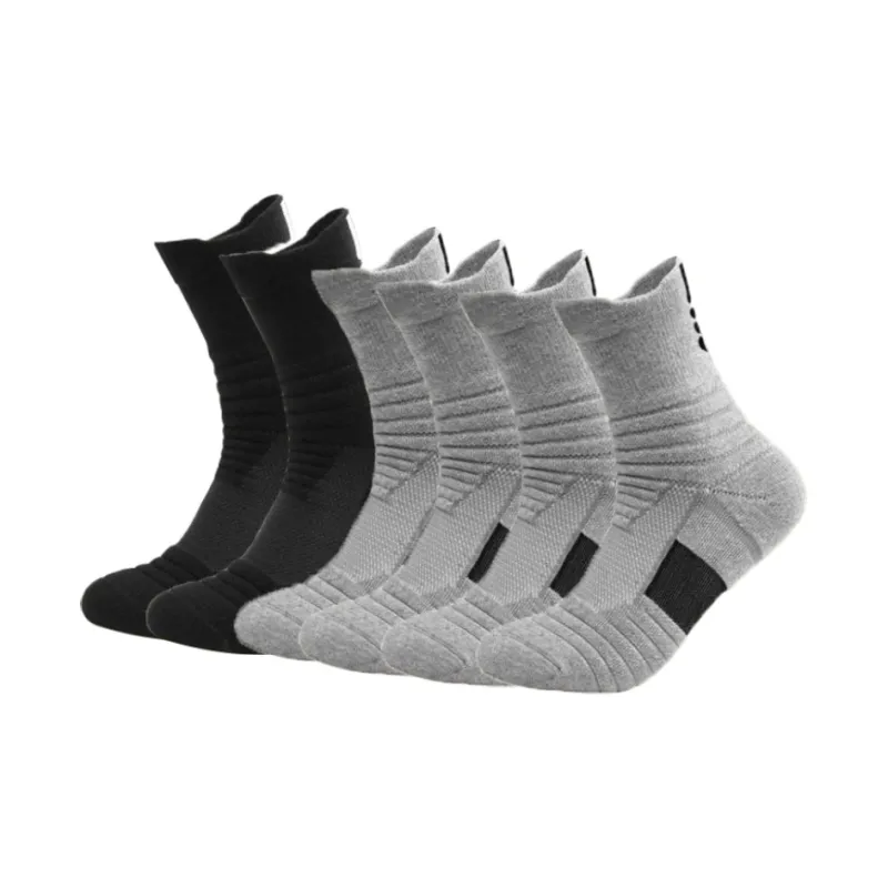 Ledomoda Basketball Socks Men's 6 Pack-0