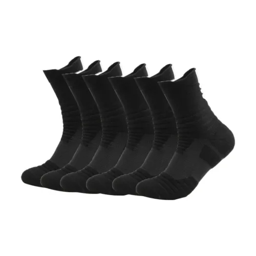 Ledomoda Basketball Socks Men's 6 Pack