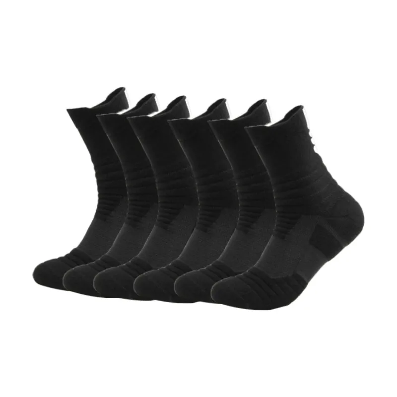 Ledomoda Basketball Socks Men's 6 Pack-0