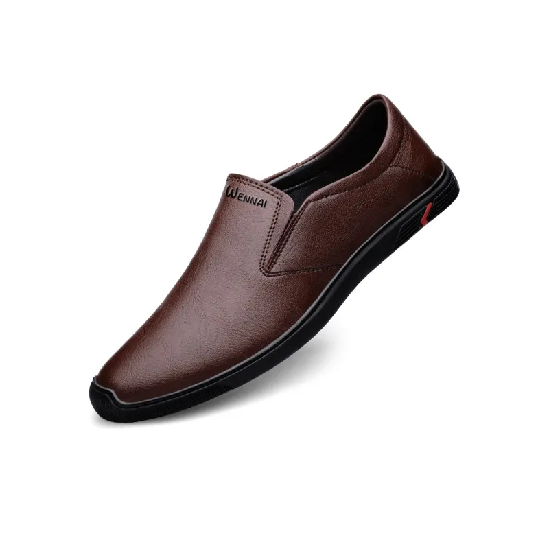 Wen Nai Casual Shoes Men's Brown-2