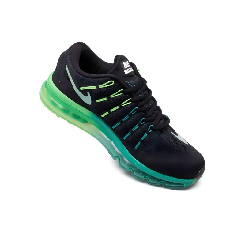 Nike Air Max 2016 Anti Slip Wear Resistant Low Top Running Shoes Men's Black-3