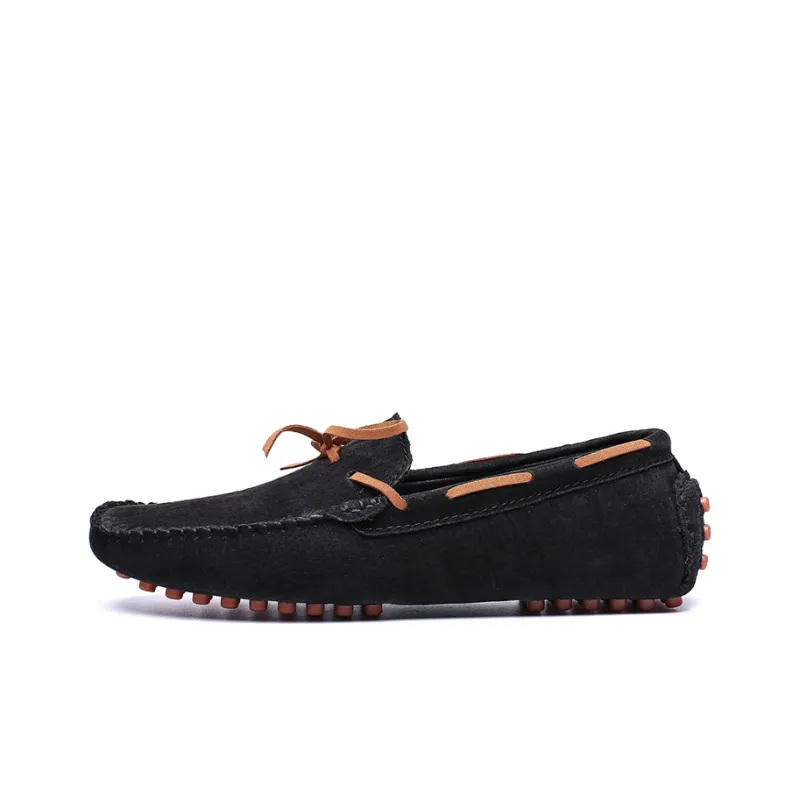 BBMTR Gommino Loafers Men Beige Yellow Black Light Brown Army Green Dark Blue-4