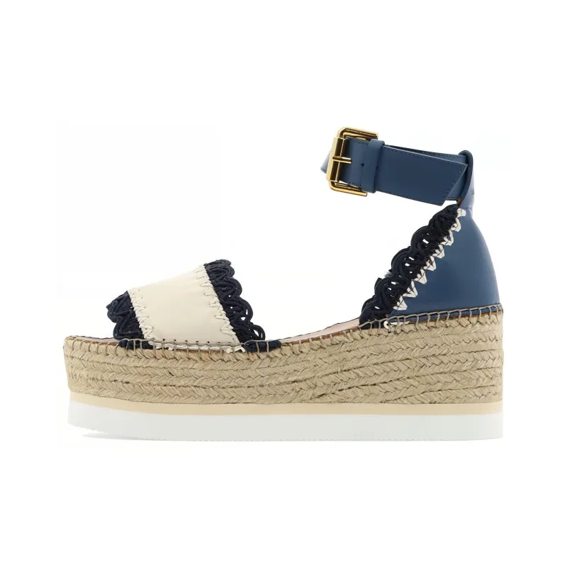See By Chloe Glyn Strap Sandals Women's Blue-0