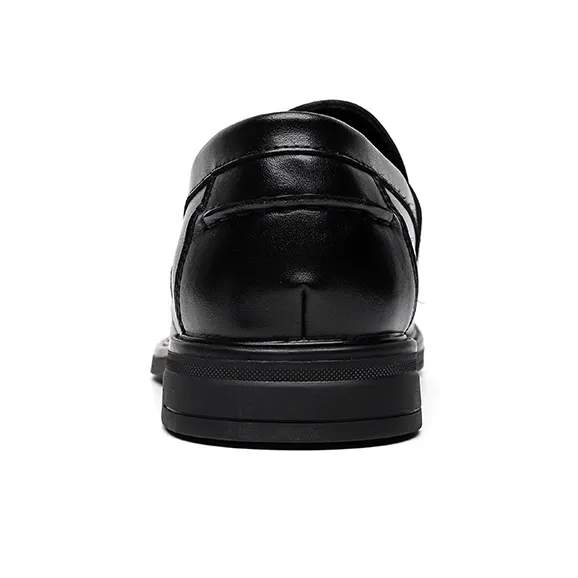 Romon Men's Casual Shoes Men Low Top Black-3