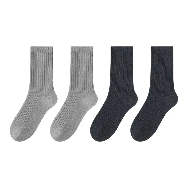 XXLLG Mid Calf Socks Women's 4 Pack-11