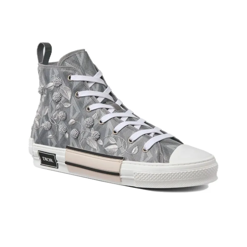 DIOR B23 High Top Lily Of The Valley Embroidery-2