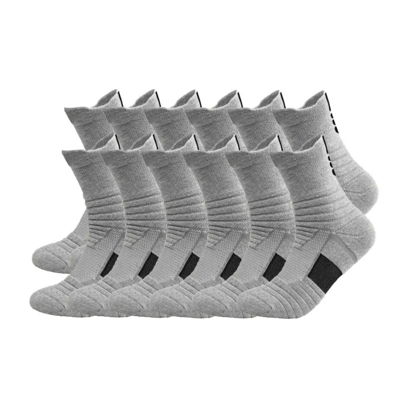 Ledomoda Basketball Socks Men's 12 Pack-0