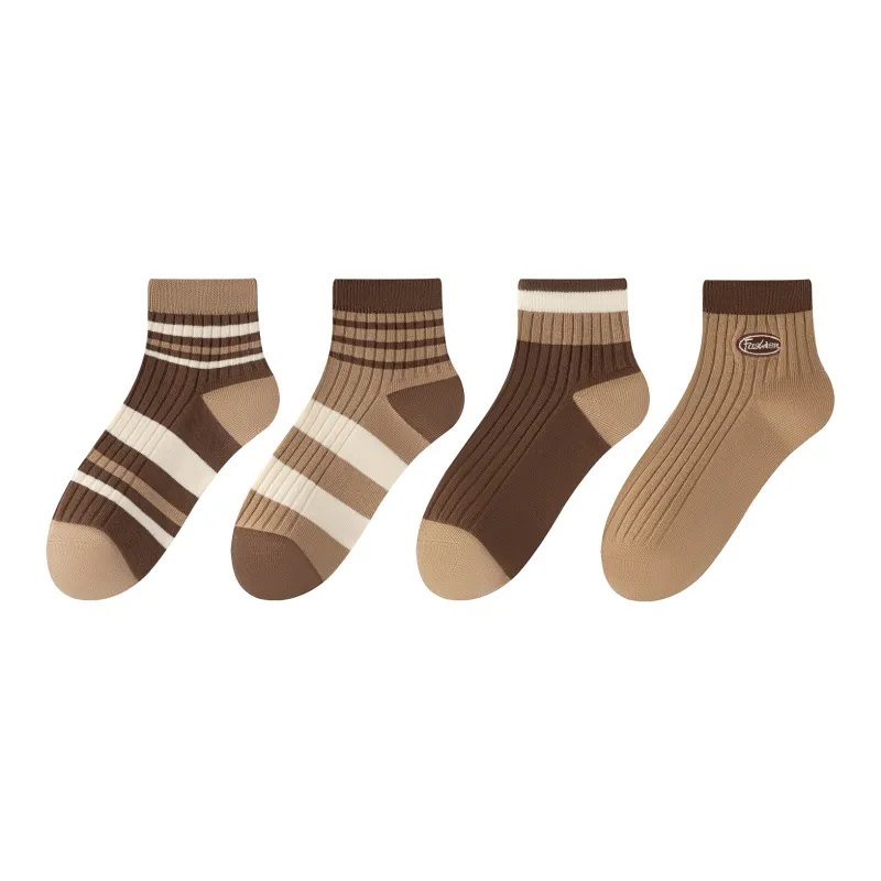XXLLG Ankle Socks Women's 4 Pack-7