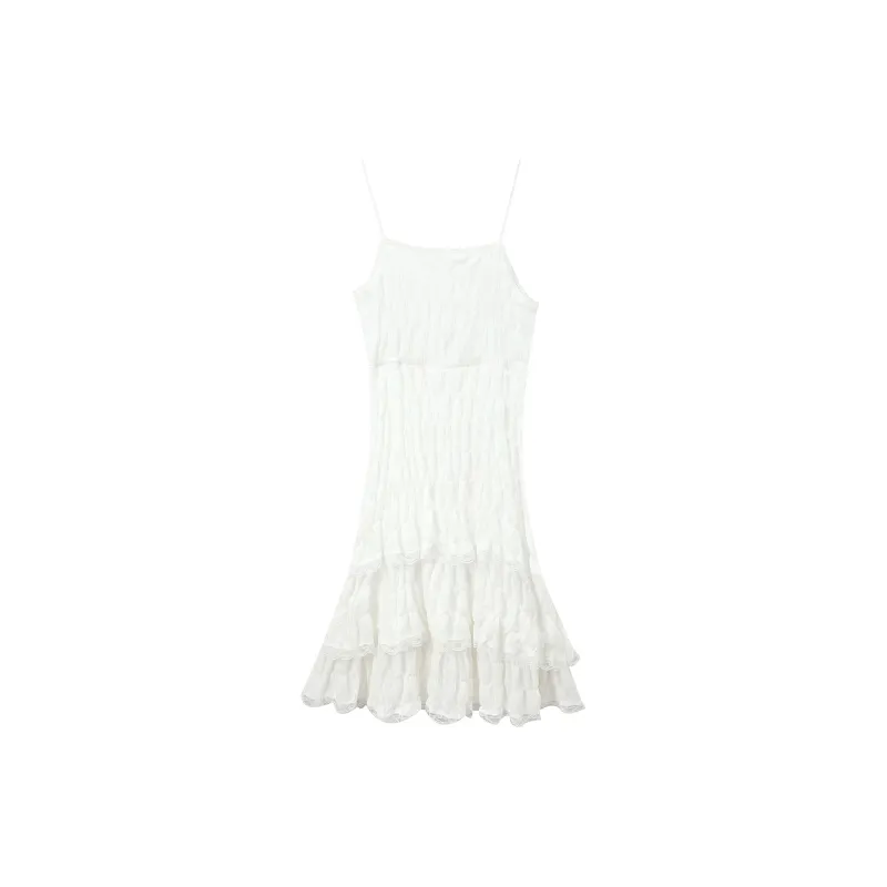 Udon House Slip Dress Women's White-1