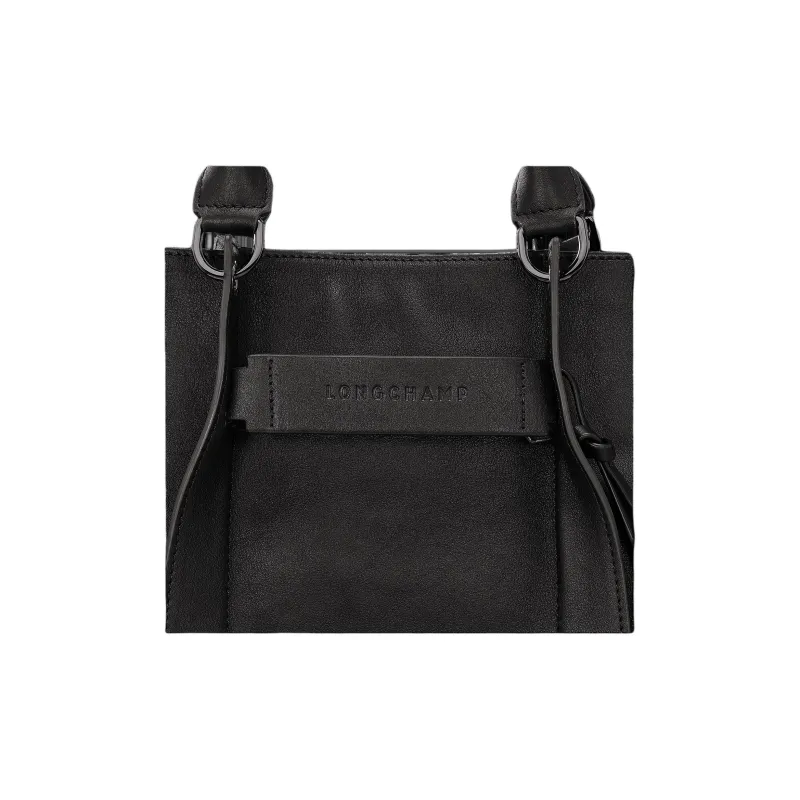 LONGCHAMP Calfskin Tote Bag, Shopping Bag, One Shoulder Handbag Regular Women's Black-5