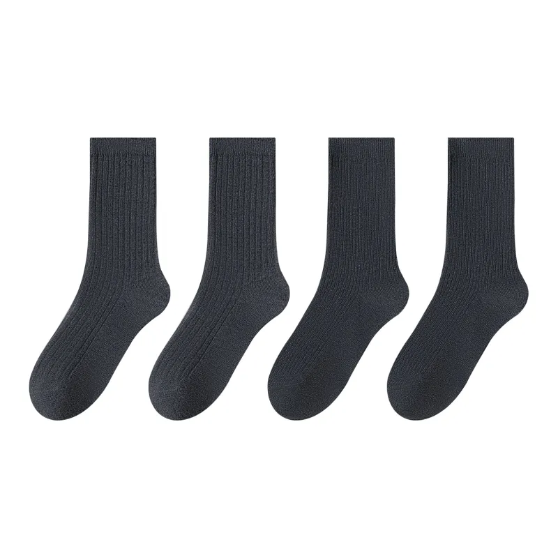XXLLG Mid Calf Socks Women's 4 Pack-12