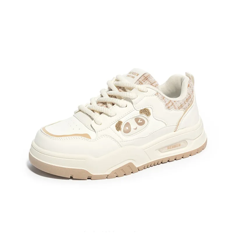 Humanism 1986 Skateboard Shoes Women's Low Top White/White Green/White Khaki/Pink White-13