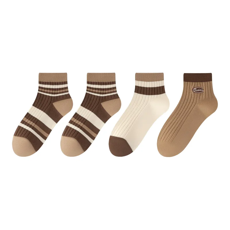 XXLLG Ankle Socks Women's 4 Pack-10