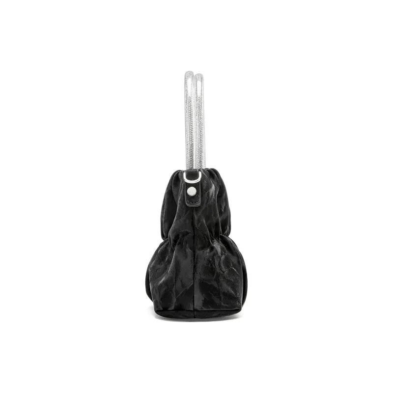 JOSINY PU Shoulder Bag, Crossbody Bag, Handbag Regular Women's Black/Nude Pink-1